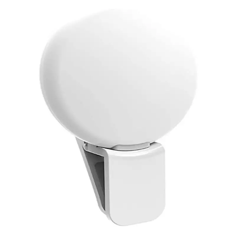 Viral Selfie Ring Light For Iphone and Android. Portable Clip-on Selfie Fill Light Selfie Light Beauty Light Battery Operated Live Light