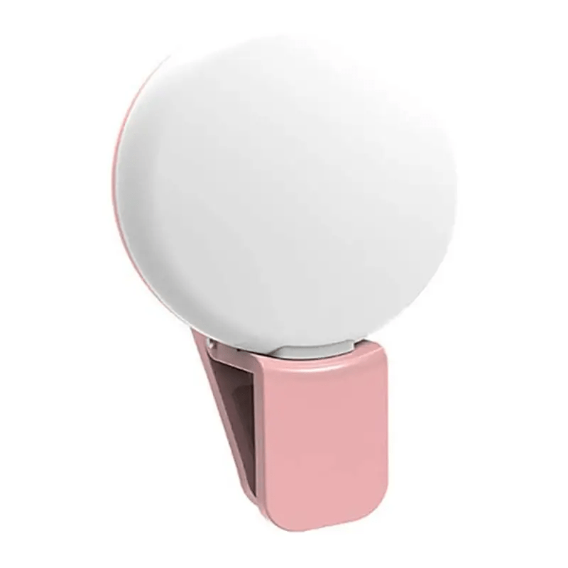 Viral Selfie Ring Light For Iphone and Android. Portable Clip-on Selfie Fill Light Selfie Light Beauty Light Battery Operated Live Light