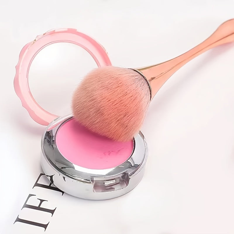 Powder Blush Brush Professional Makeup Brush Large Makeup Tool (Colored Hair)