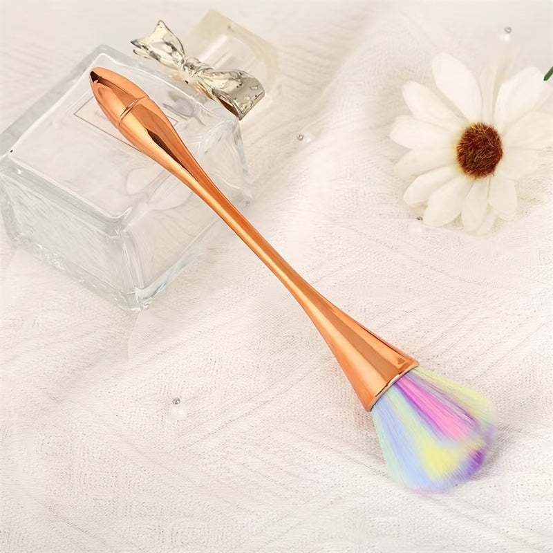 Powder Blush Brush Professional Makeup Brush Large Makeup Tool (Colored Hair)