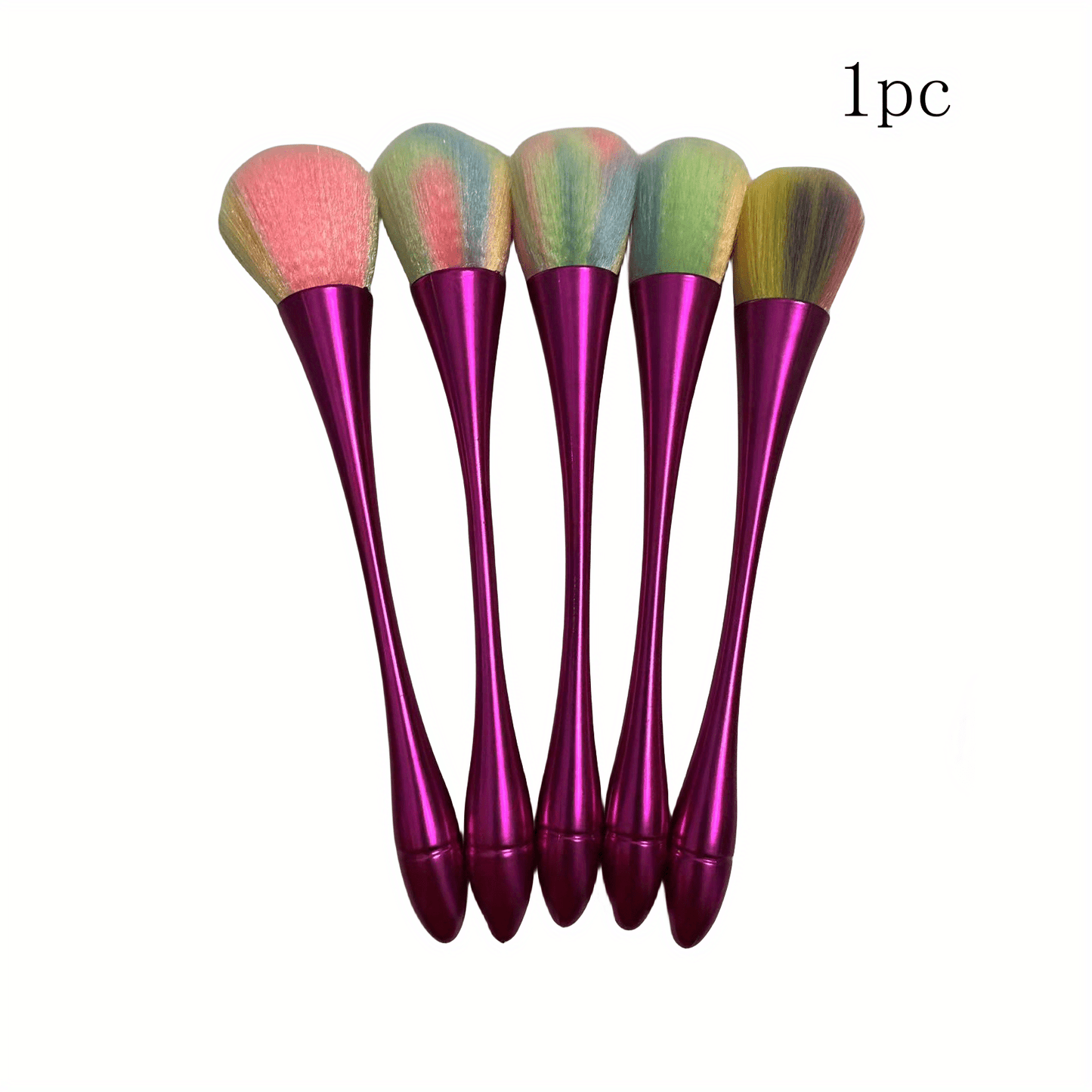 Powder Blush Brush Professional Makeup Brush Large Makeup Tool (Colored Hair)