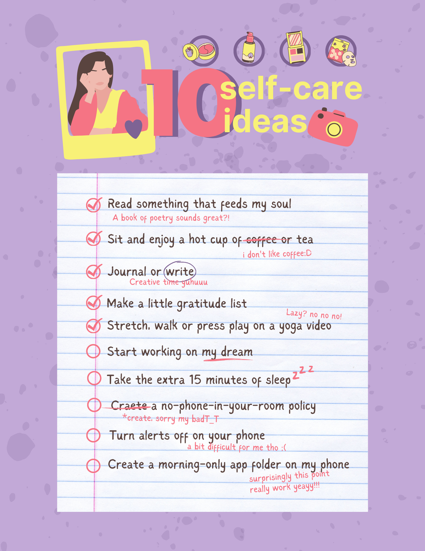 1. Printable goals planner