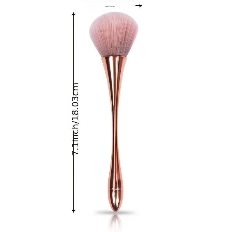 Powder Blush Brush Professional Makeup Brush Large Makeup Tool (Colored Hair)