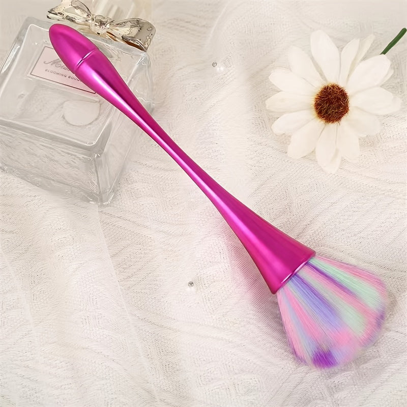 Powder Blush Brush Professional Makeup Brush Large Makeup Tool (Colored Hair)