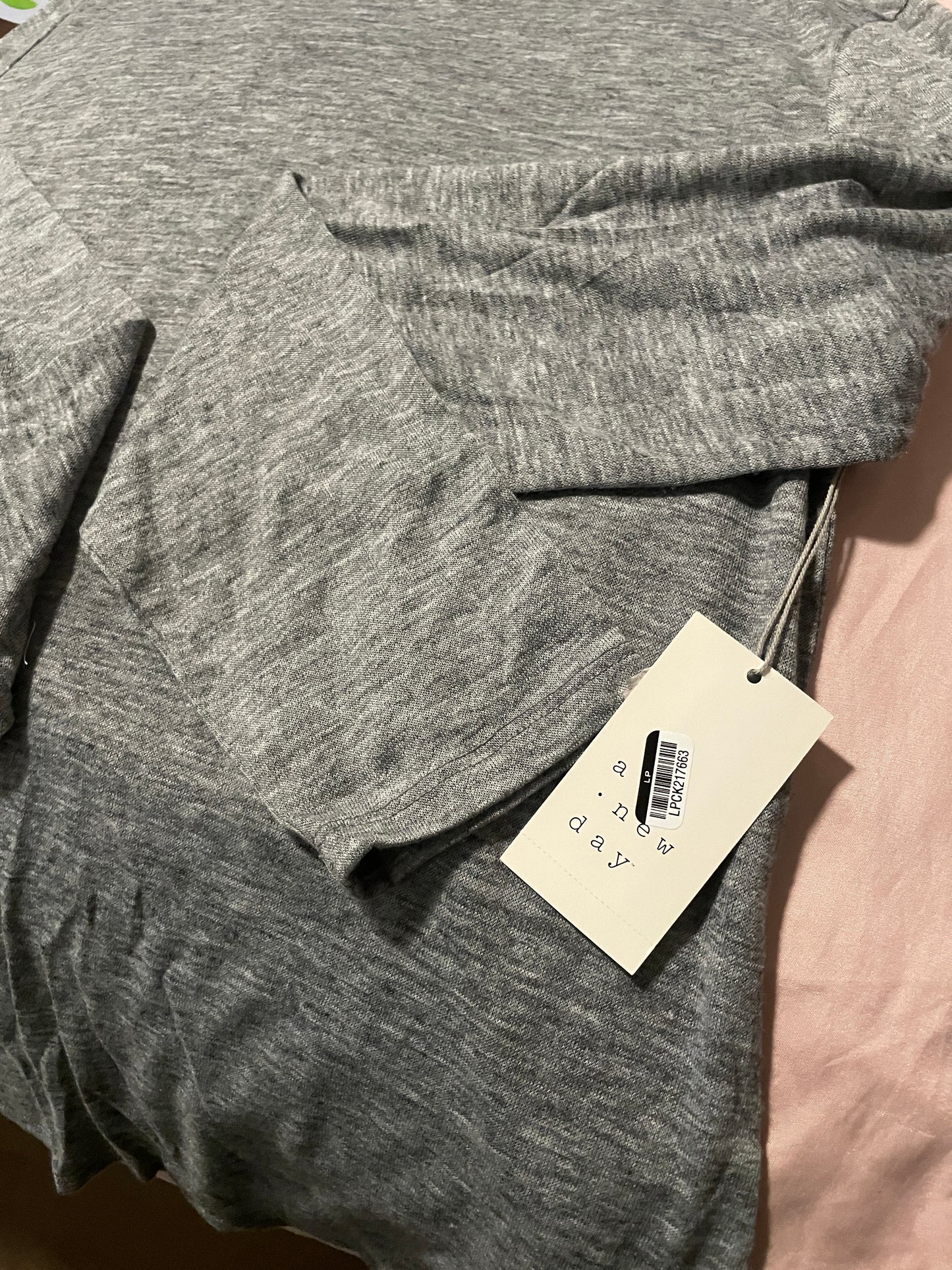 Grey Long sleeve ‘A New Day’ shirt