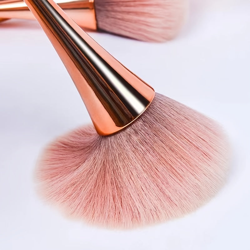 Powder Blush Brush Professional Makeup Brush Large Makeup Tool (Colored Hair)
